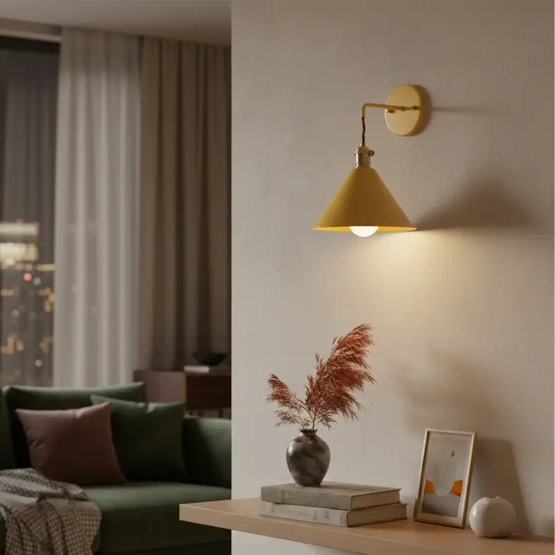 Arandela de Parede Industrial Estilo Macarrons com Lâmpada