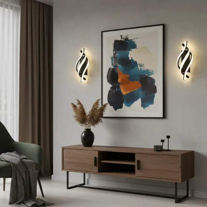 Arandela de Parede Moderna em Led - Espiral by Casas Gael