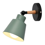 Arandela de Parede Nórdica Regulável com Lâmpada Verde