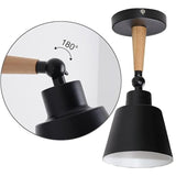 Arandela de Parede Nórdica Regulável com Lâmpada