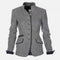 Blazer Feminino de Lã Dupla Face Cinza