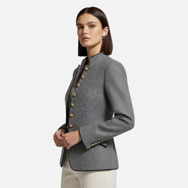Blazer Feminino de Lã Dupla Face