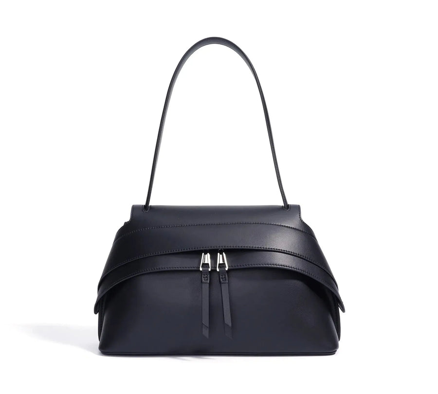 Bolsa Mini Feminina de Couro com Alça de Mão Faetton &Co. black 32 11 20