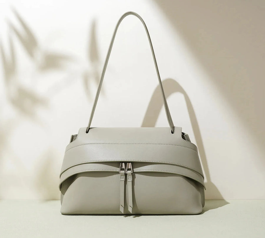 Bolsa Mini Feminina de Couro com Alça de Mão Faetton &Co.