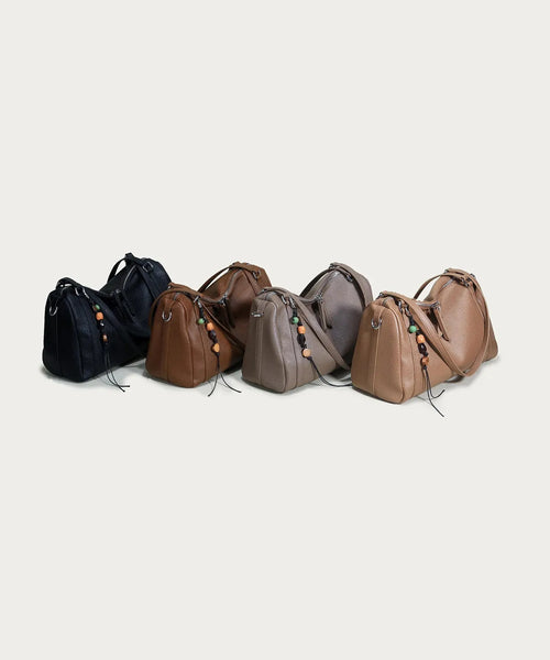 Bolsa feminina de couro legítimo vintage estilo baguete grande capacidade