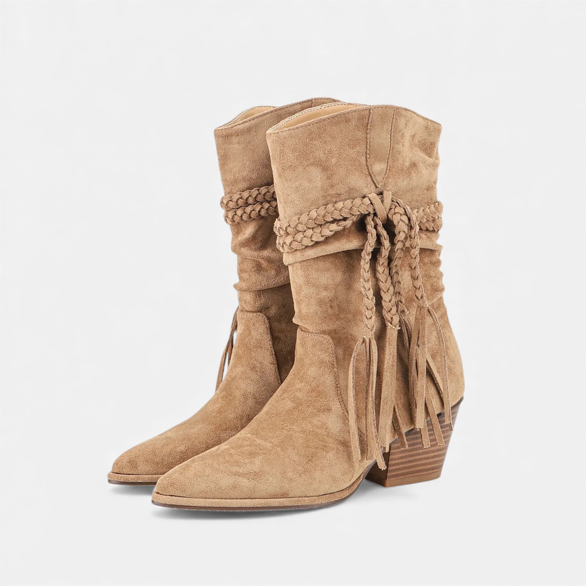 Botas Desert Retro Femininas com Salto Chunky Marrom