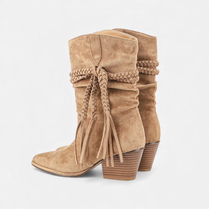 Botas Desert Retro Femininas com Salto Chunky