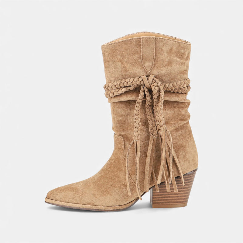 Botas Desert Retro Femininas com Salto Chunky