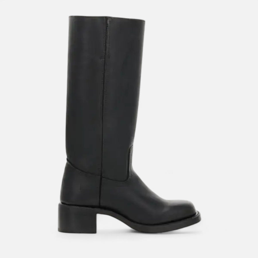 Botas Equestres de Cano Alto para Mulheres Preto