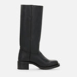 Botas Equestres de Cano Alto para Mulheres Preto