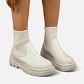 Botas de Cano Curto Slip-On Modernas para Mulheres