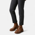 Botas de Cano Curto Slip-On Modernas para Mulheres
