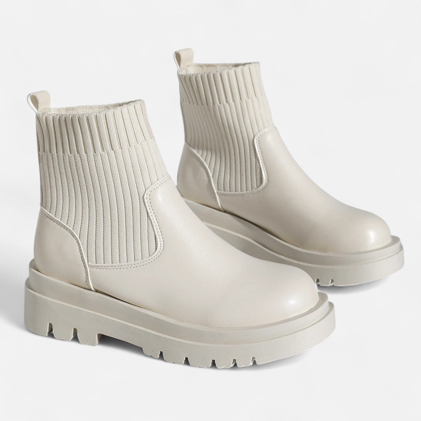 Botas de Cano Curto Slip-On Modernas para Mulheres