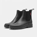 Botas de Chuva Curtas Impermeáveis e Leves para Mulheres Preto