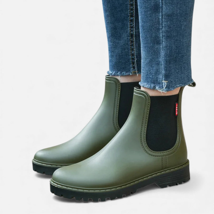 Botas de Chuva Curtas Impermeáveis e Leves para Mulheres