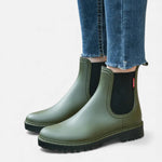 Botas de Chuva Curtas Impermeáveis e Leves para Mulheres
