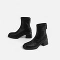 Botas de Couro Femininas – Clássico Urbano Refinado