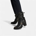 Botas de Couro Femininas até o Joelho – Elegância do Patrimônio de Inverno