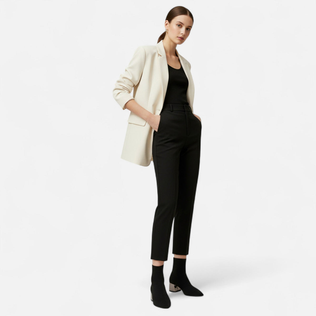 Botas de Meia Femininas – Elegância Esculpida para o Outono
