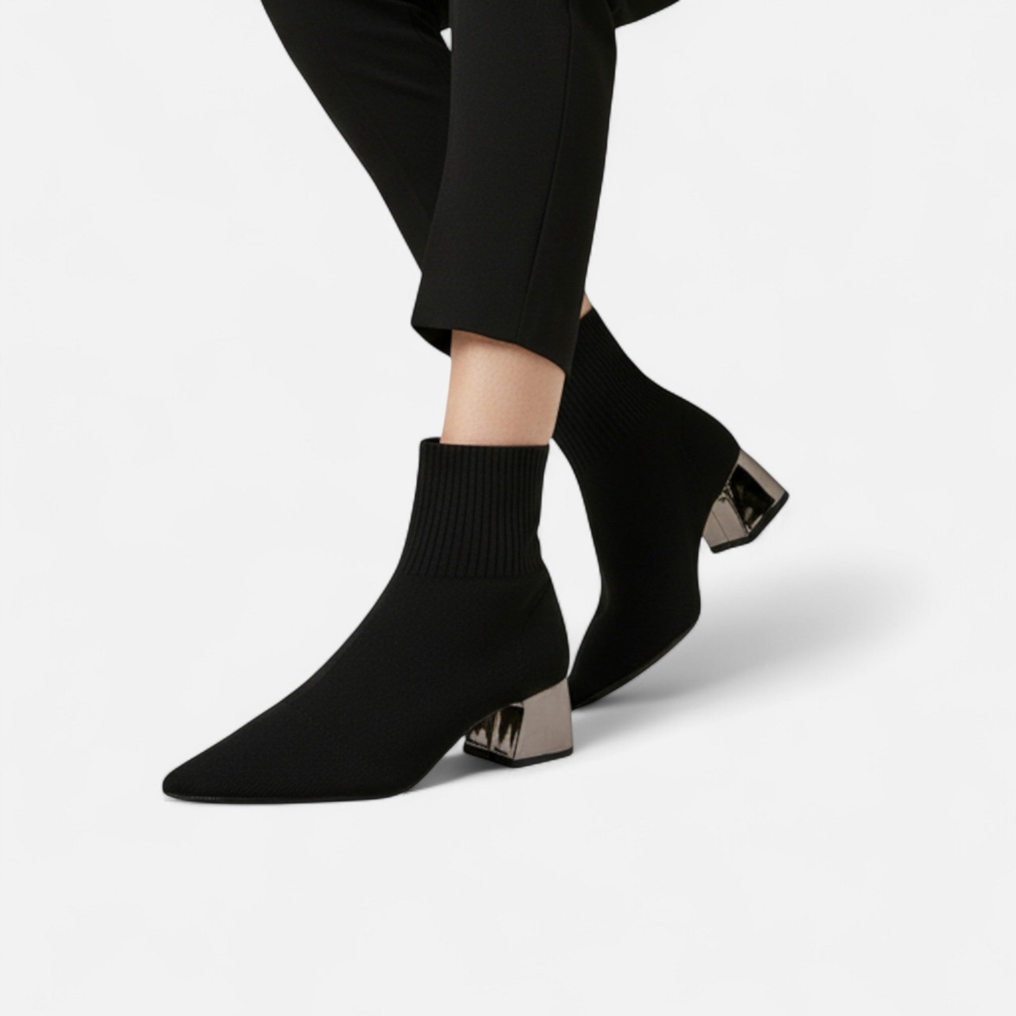 Botas de Meia Femininas – Elegância Esculpida para o Outono