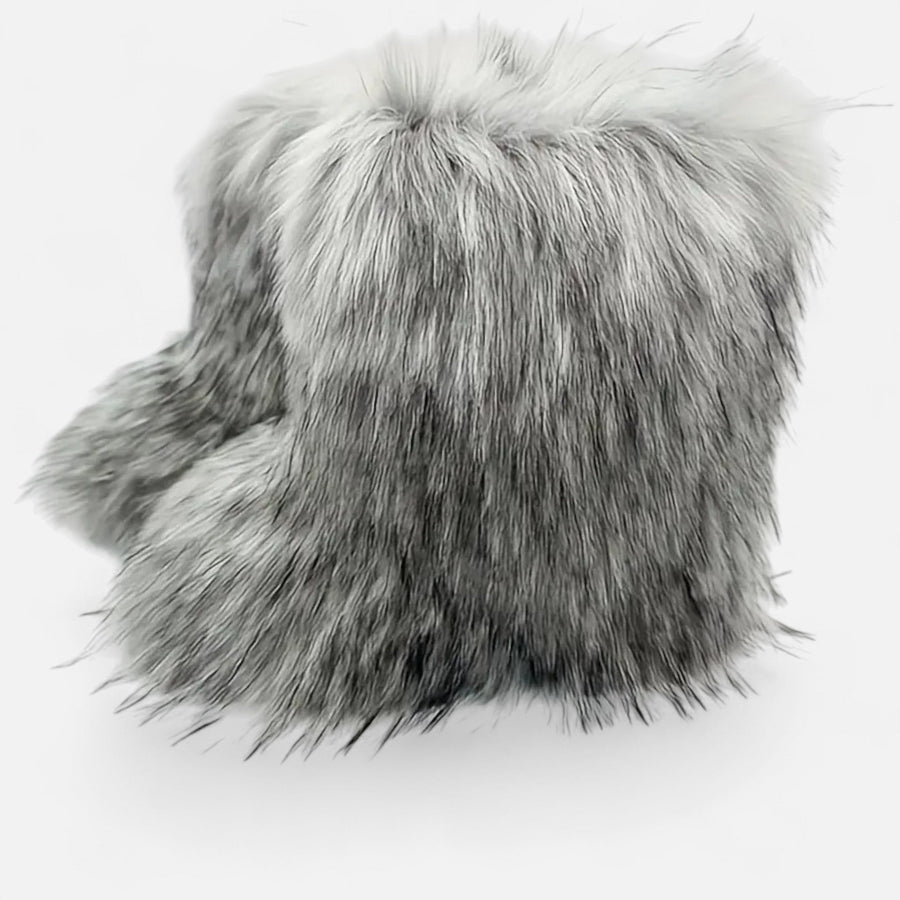 Botas de Pelúcia Sintética | Conforto Luxuoso para o Inverno
