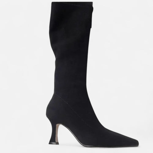 Botas de Salto Alto em Camurça para Mulheres