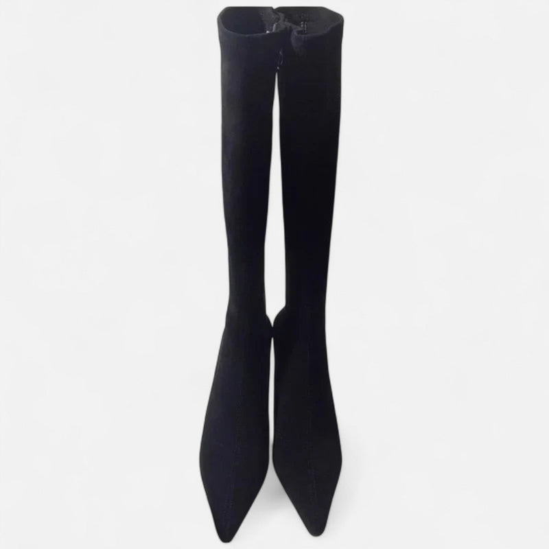 Botas de Salto Alto em Camurça para Mulheres