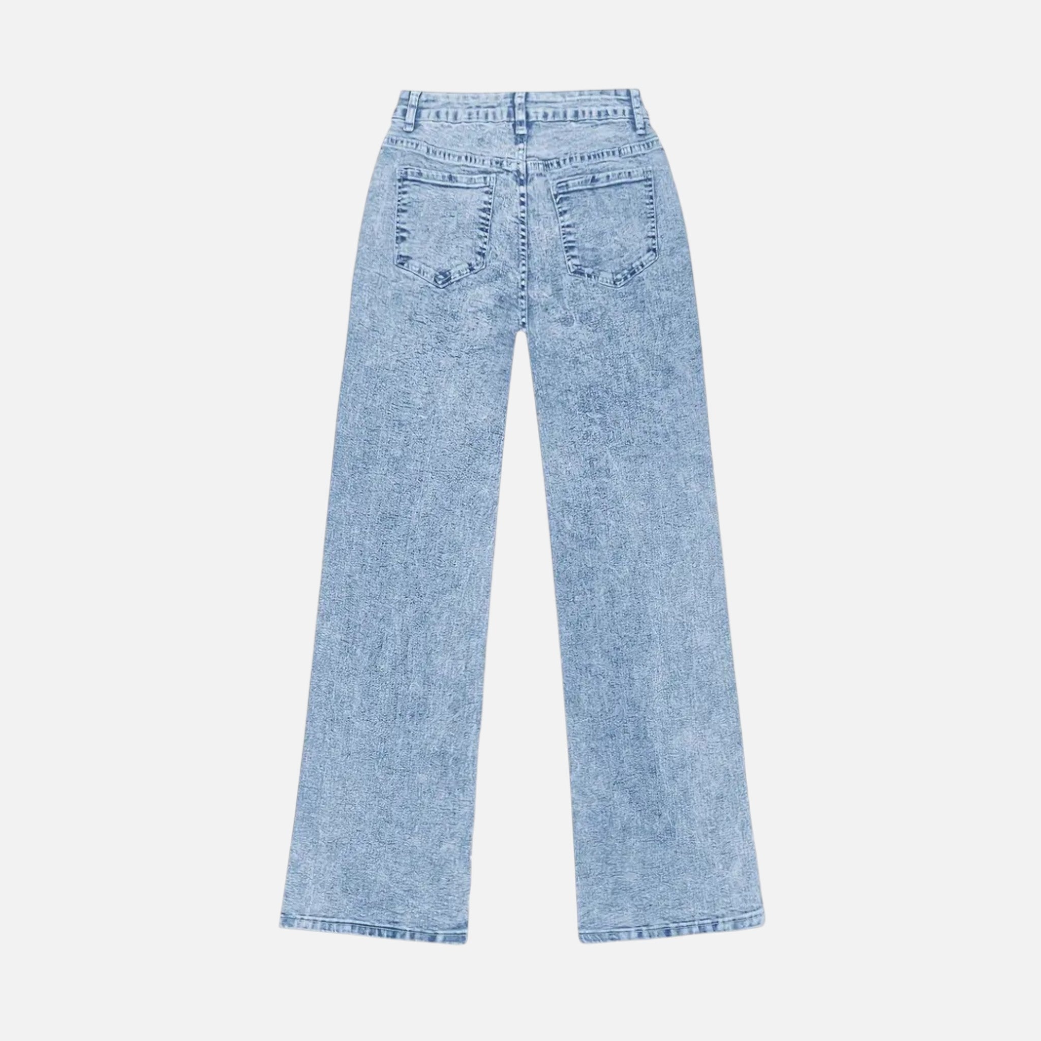 Calças Jeans Femininas Largas – Clássico Casual Sob Medida