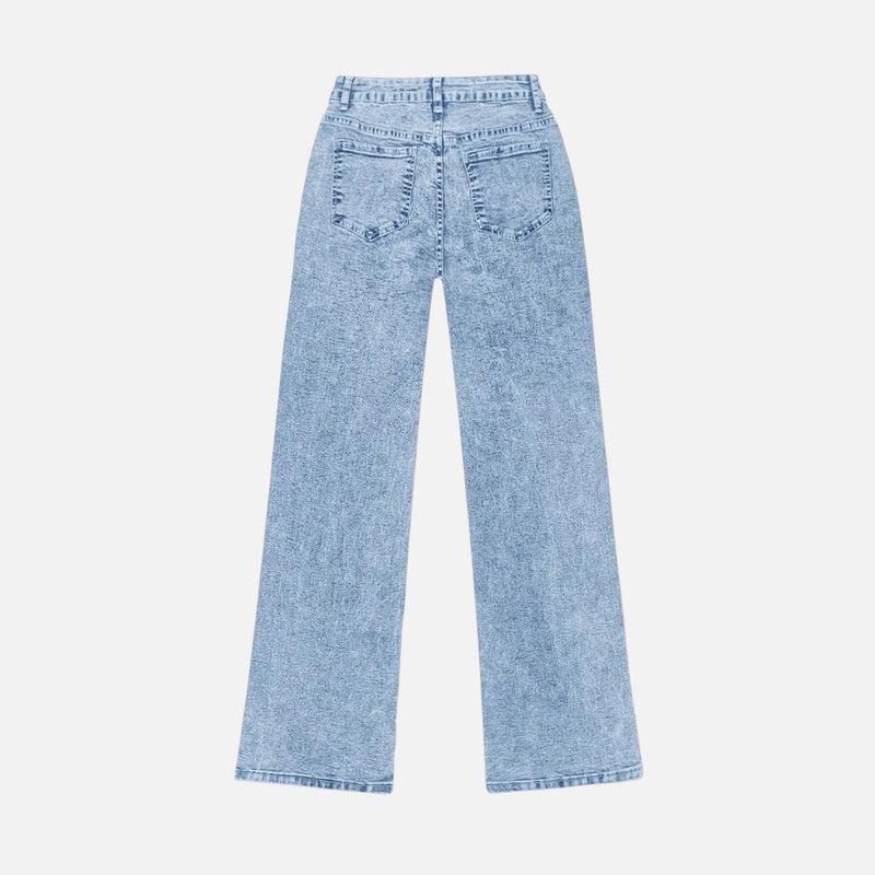 Calças Jeans Femininas Largas – Clássico Casual Sob Medida