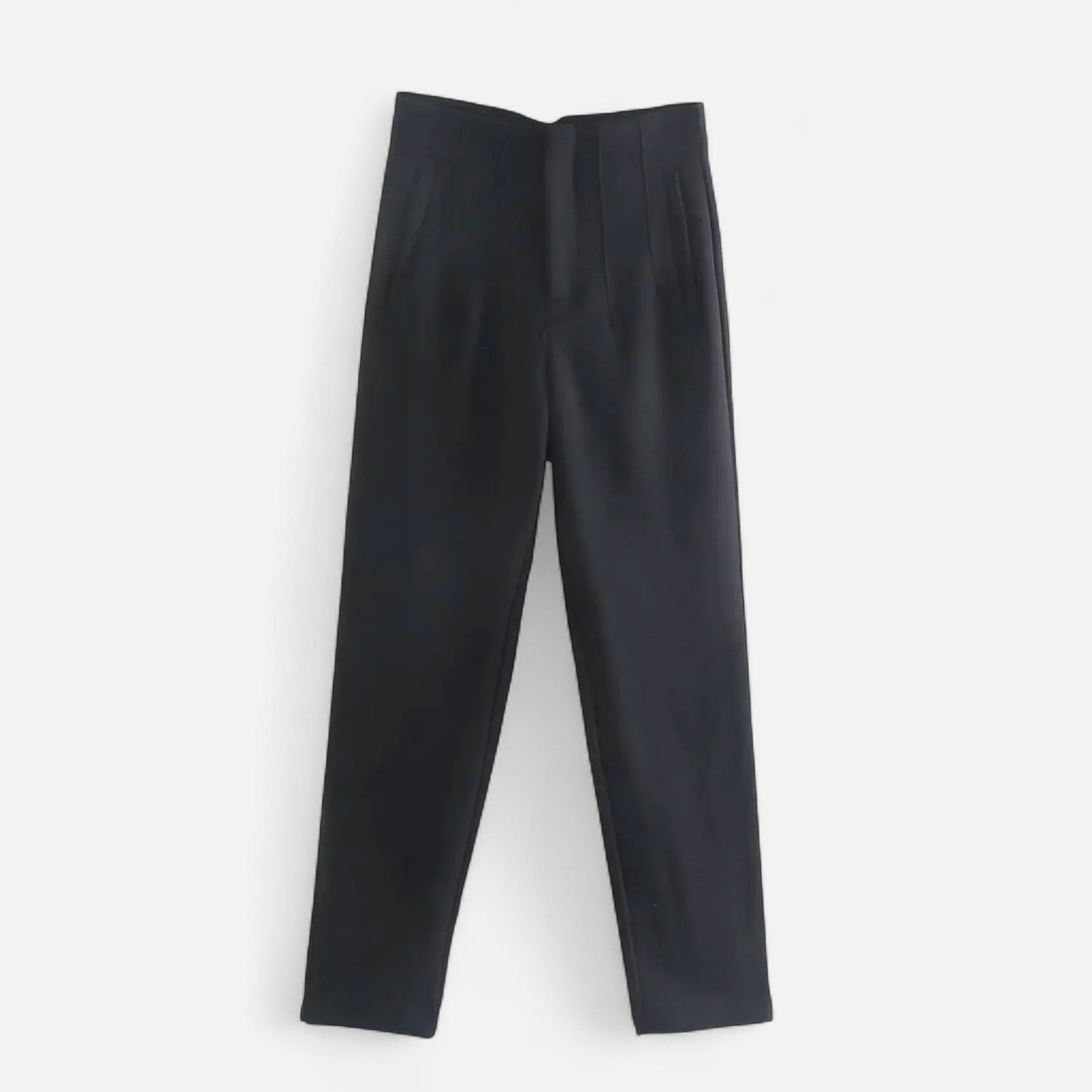 Calças Lápis Femininas de Cintura Alta - Estilo Elegante e Sofisticado Preto