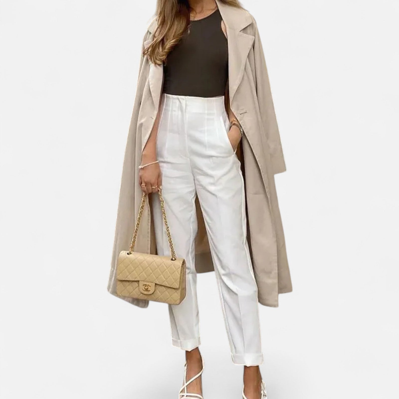 Calças Lápis Femininas de Cintura Alta - Estilo Elegante e Sofisticado