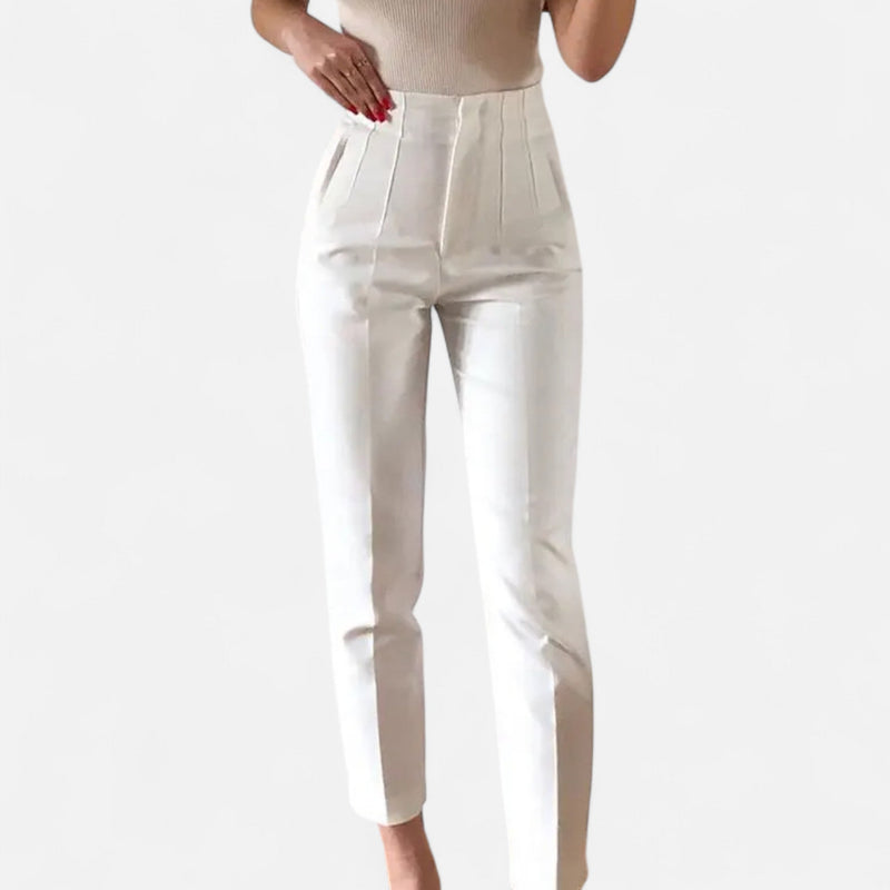Calças Lápis Femininas de Cintura Alta - Estilo Elegante e Sofisticado