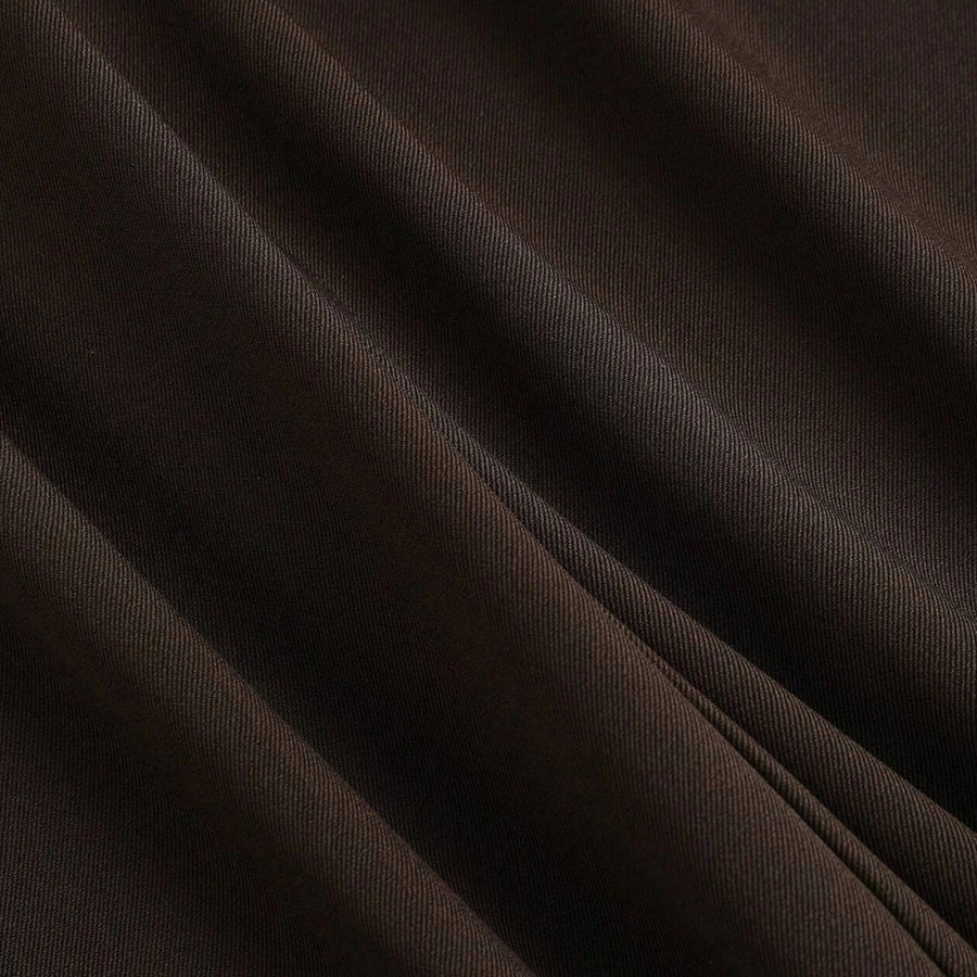 Calças Largas Plissadas em Jacquard para Mulheres
