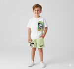 Conjunto Masculino Premium Infantil Mickey Mouse Camisa + Short