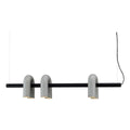 Candelabro Cirkus 3 braços L 47.2″ x A 9.4″ Cinza