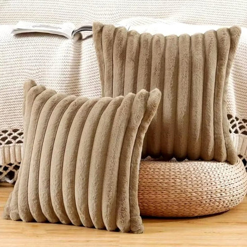 Capa Decorativa Super Macia para Almofada Caramelo
