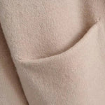 Cardigan Feminino de Tricô Grosso com Decote em V para o Outono