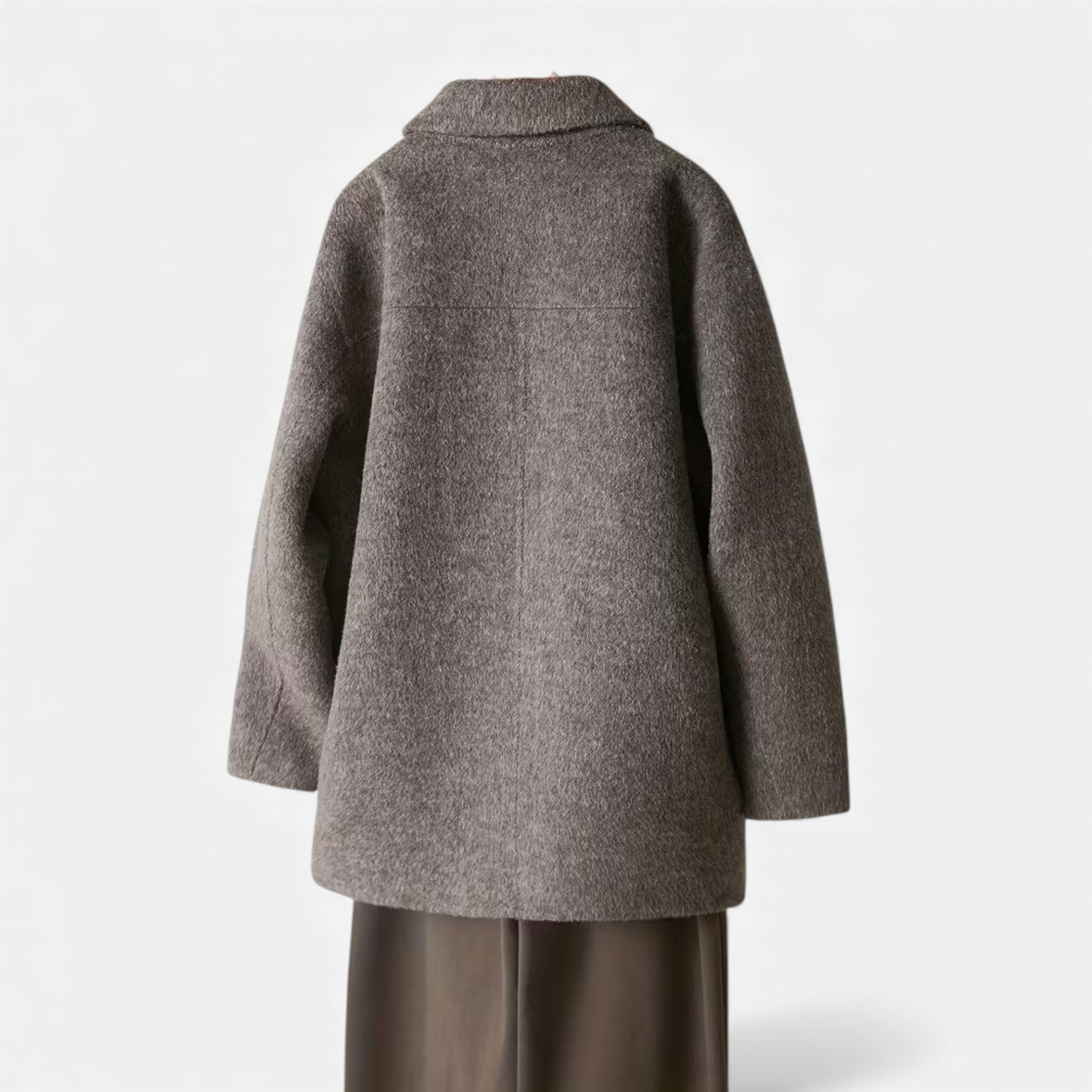 Casaco Clássico de Lã para Mulheres - Elegância Atemporal