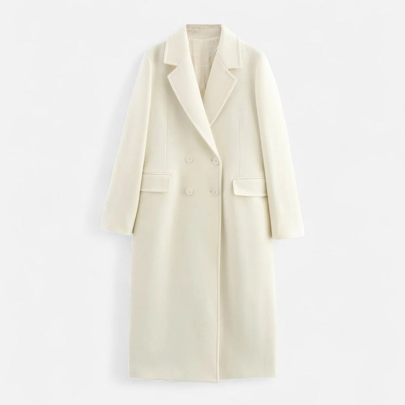 Casaco Trench Elegante para Mulheres – Estilo Refinado e Sofisticado Branco