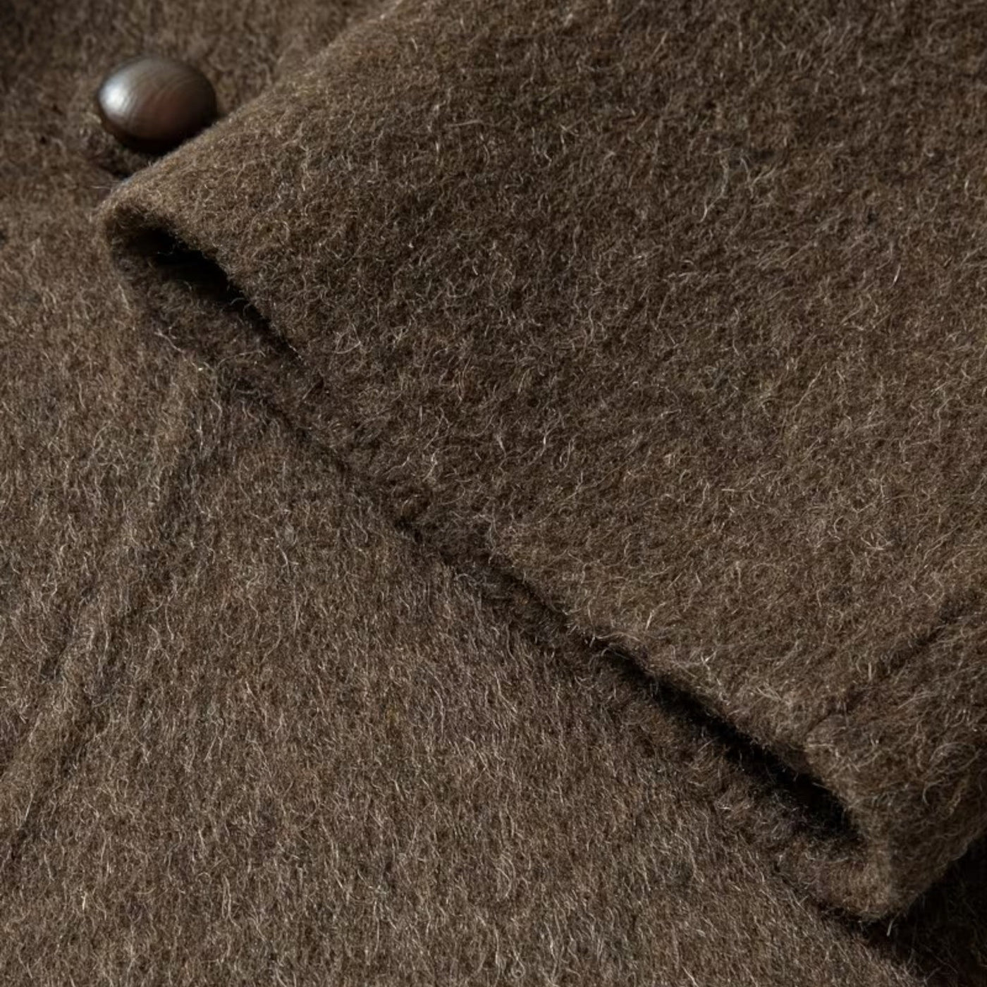 Casaco de Inverno Longo Estruturado em Lã Feminino