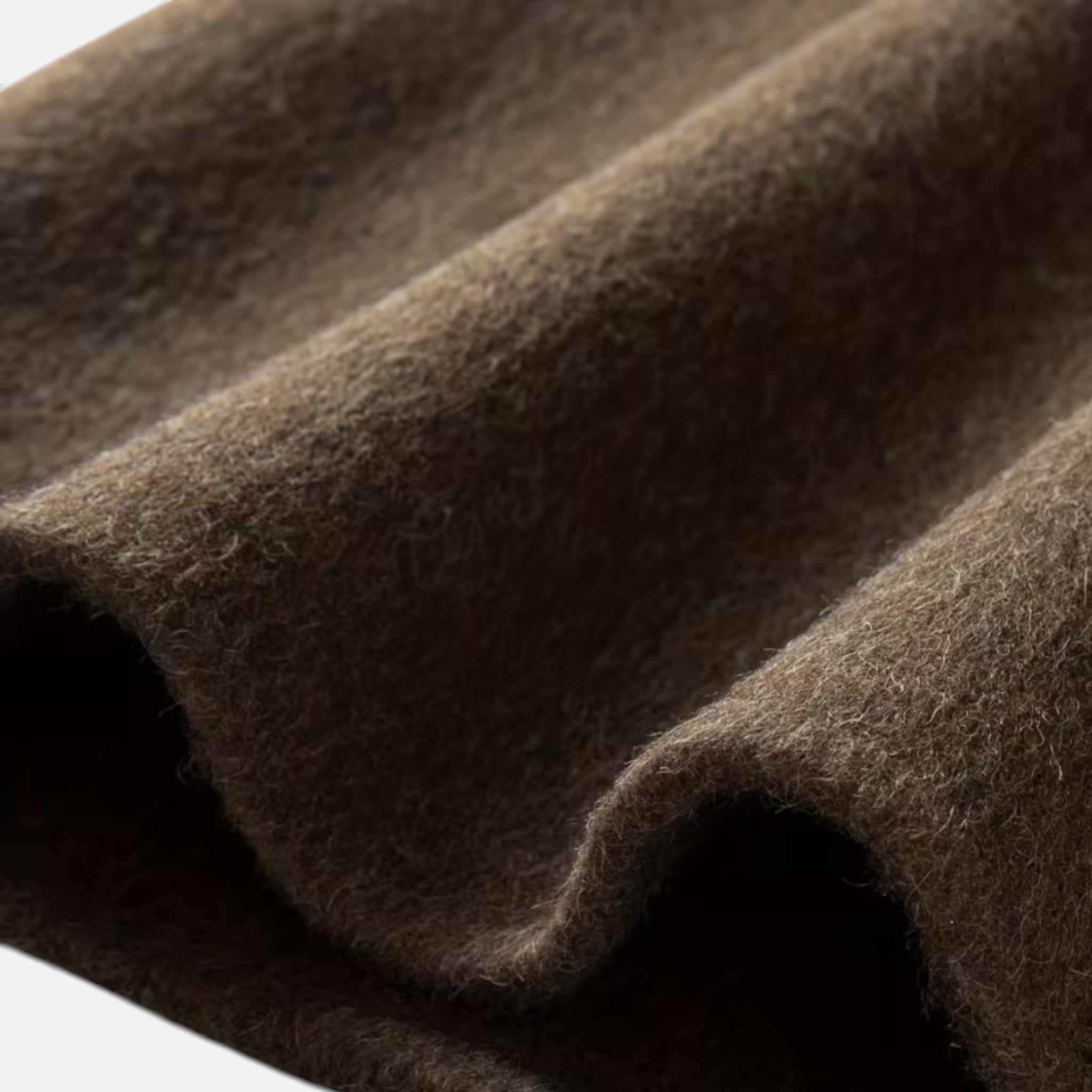 Casaco de Inverno Longo Estruturado em Lã Feminino