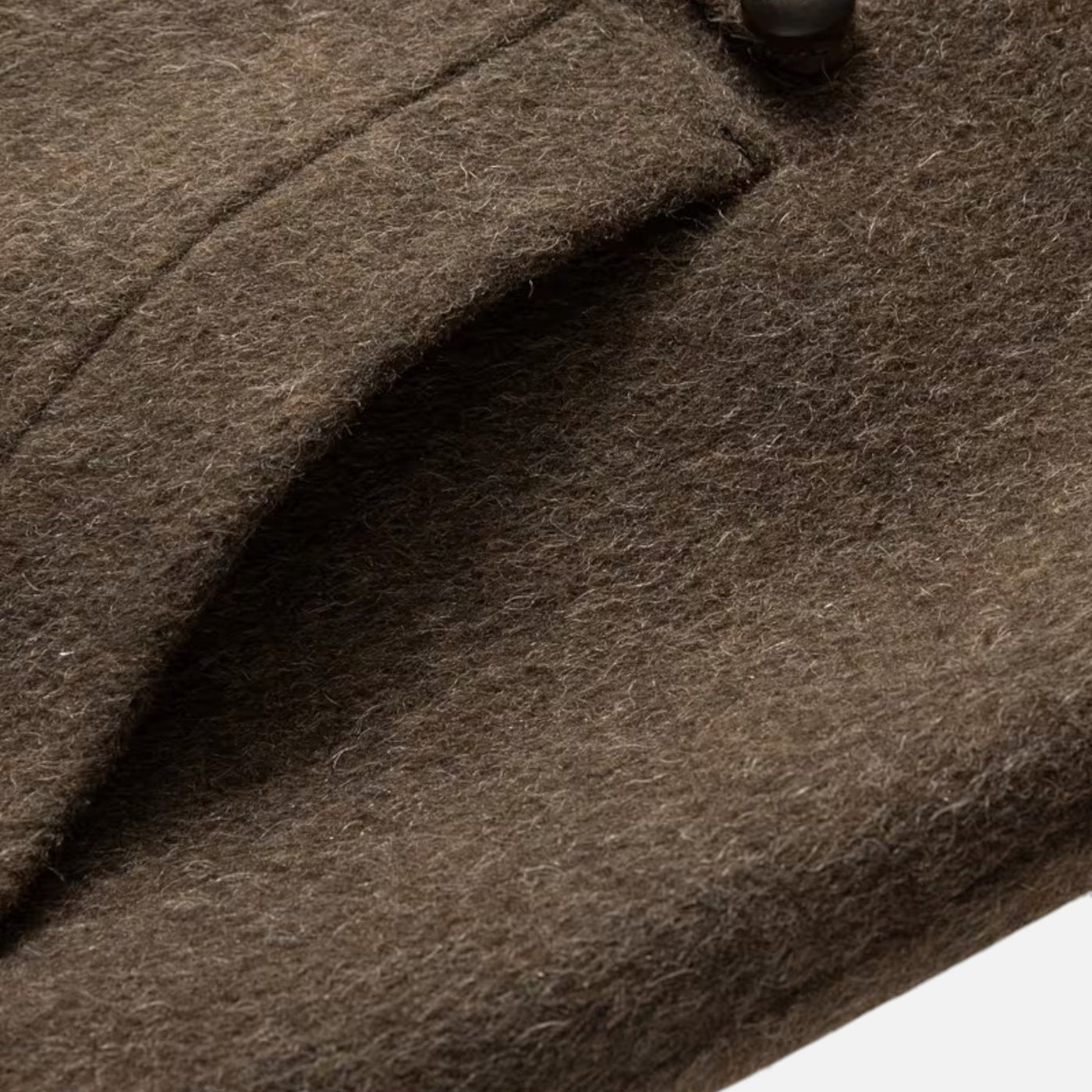 Casaco de Inverno Longo Estruturado em Lã Feminino