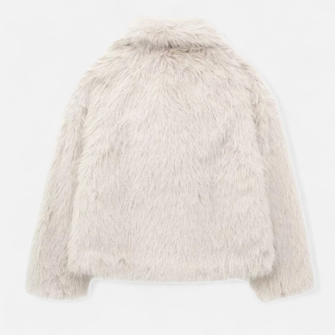Casaco de Inverno Luxuoso em Pelo Sintético para Mulheres