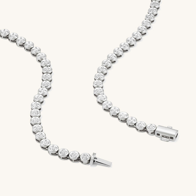 Colar Choker Cravejado Ice Diamond Prata | Faetton &Co.