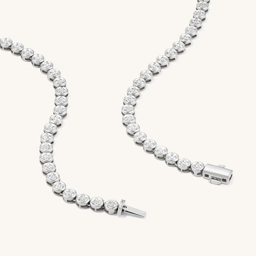 Colar Choker Cravejado Ice Diamond Prata | Faetton &Co.