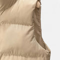 Colete de Inverno Elegante com Cintura Alta para Mulheres