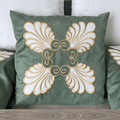 Conjunto com 5 Capas de Almofada Bordadas 45x45cm