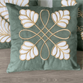 Conjunto com 5 Capas de Almofada Bordadas 45x45cm