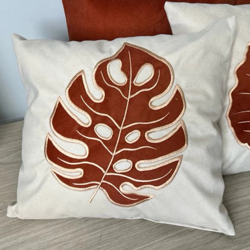 Conjunto com 5 Capas de Almofada Bordadas no Estilo Boho Chic
