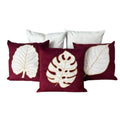 Conjunto com 5 Capas de Almofada Bordadas no Estilo Boho Chic